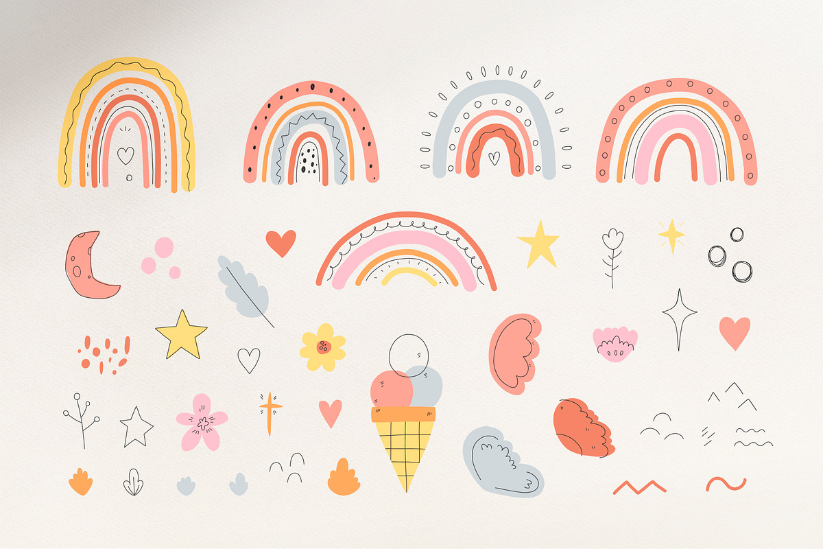 Cute unicorns, elements and quotes, an Animal Illustration by Mariart_i (Photo 3 of 8)