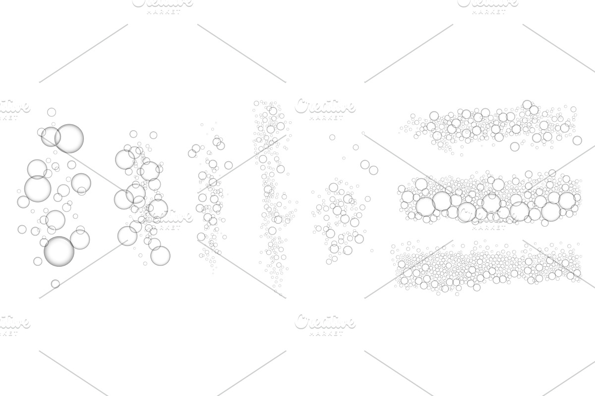 Bubbles underwater concept, an Illustration by Ylivdesign