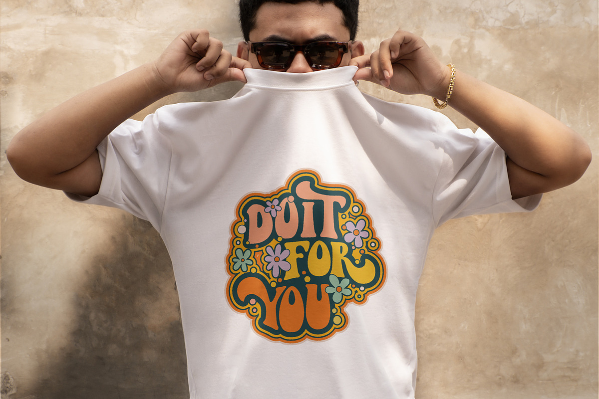 Do It For You Retro T-Shirt Design, an Object Illustration by Ahluva Studio (Photo 5 of 6)