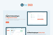 HR SaaS Landing Page Template, a HTML Template by okey-ikechukwu (Thumbnail 4 of 6)