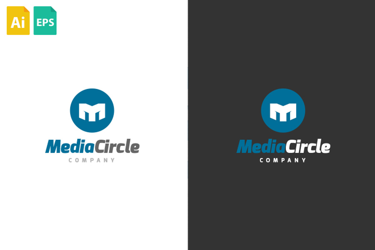 Media Circle Logo, a Branding & Logo Template by Schneider Design Store (Photo 2 of 2)