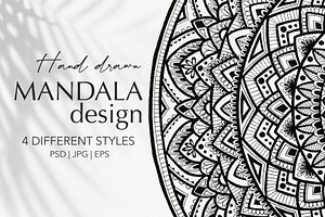 Hand Drawn Mandala Collection