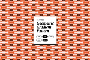 Orange Geometric Gradient Pattern
