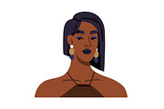 African-American women portraits set, a Person Illustration by Good Studio (Thumbnail 7 of 16)