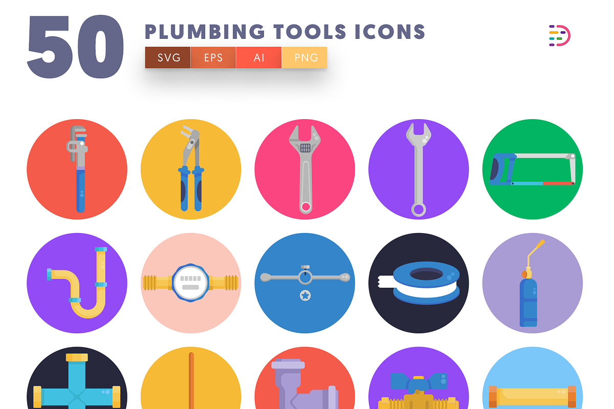 50 Plumbing Icons, an Icon by Dighital (Photo 3 of 10)
