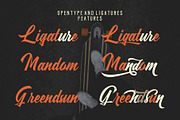 Rushland Script Spirit and Bold FONT, a Script Font by SHEILLA (Thumbnail 5 of 5)