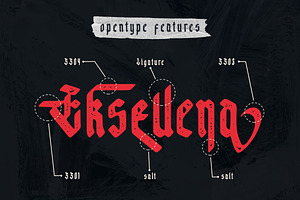 Eksellena - Blackletter Display