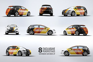 Hatchback Mock-Up, a Product Mockup by DesignRushMarket