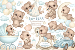 Teddy Bear Newborn Baby clipart