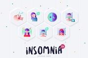 Insomnia | 32 Icons Set Hand Drawn, an Outline Icon by Marina Silence (Thumbnail 17 of 17)