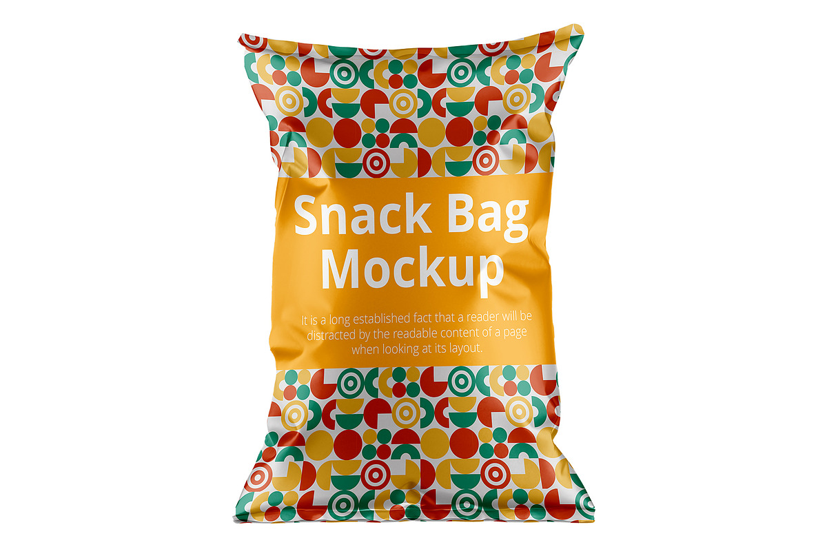 Snack Bag Mockup, a Product Mockup by Mockupfit (Photo 2 of 2)