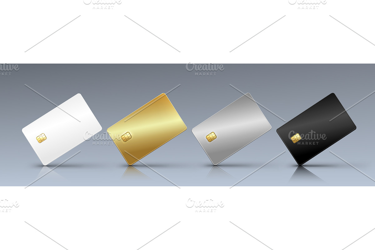 Premium credit card mockup, a Finance Illustration by art PVP - market