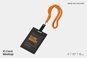 ID Card Mockup, a Merchandise Mockup by Unerispace
