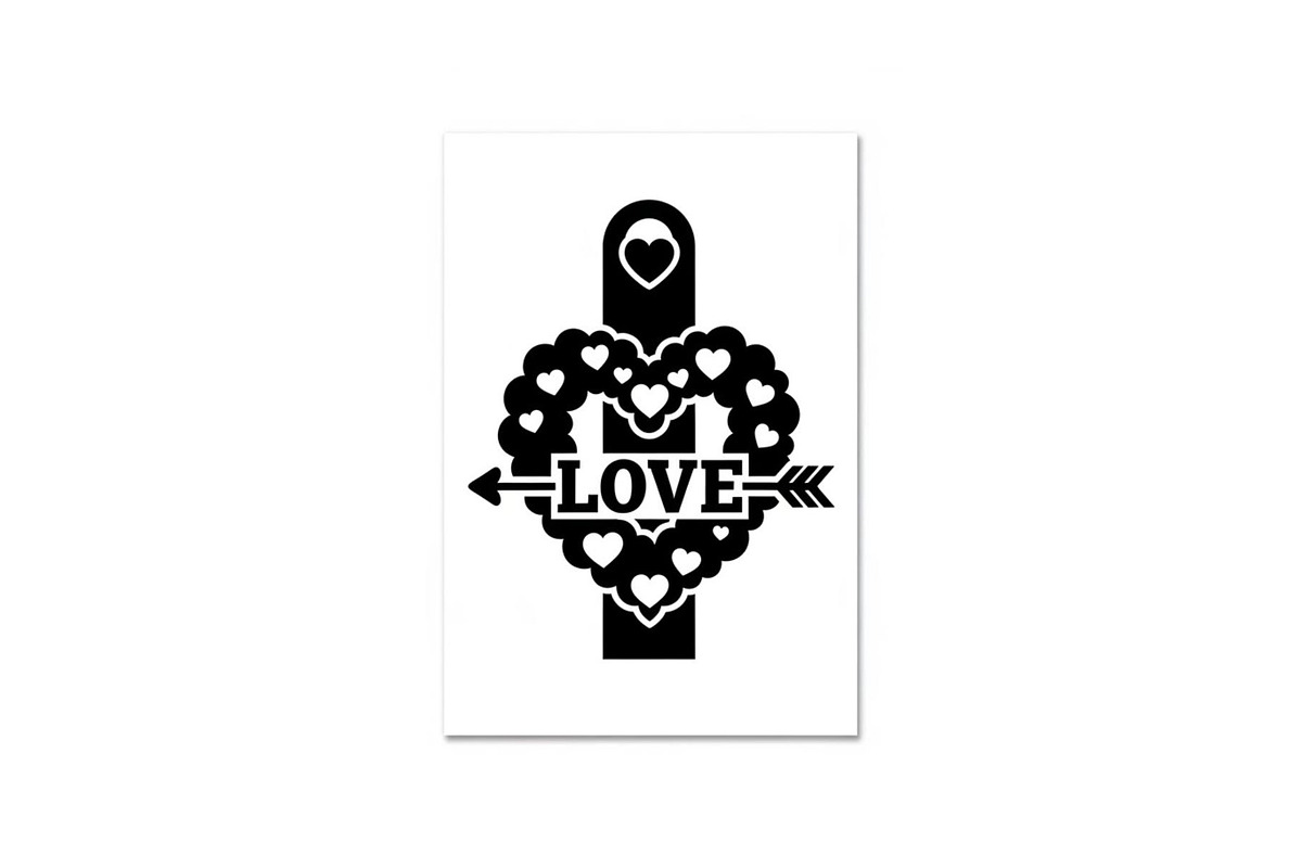 50 Valentine Day Silhouette Pack, an Illustration by Designs_River (Photo 37 of 51)