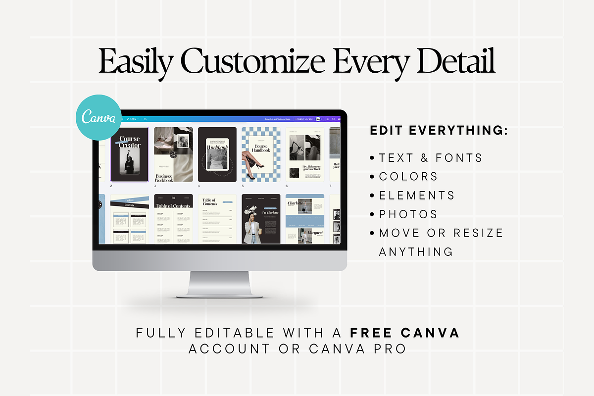 Modern Ebook Workbook Canva Template, a Marketing Template by Anna Design Studio (Photo 6 of 11)