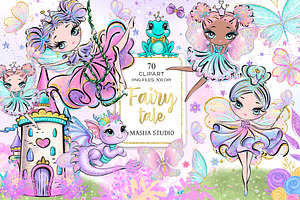 Fairy Tale Hand Drawn Clipart