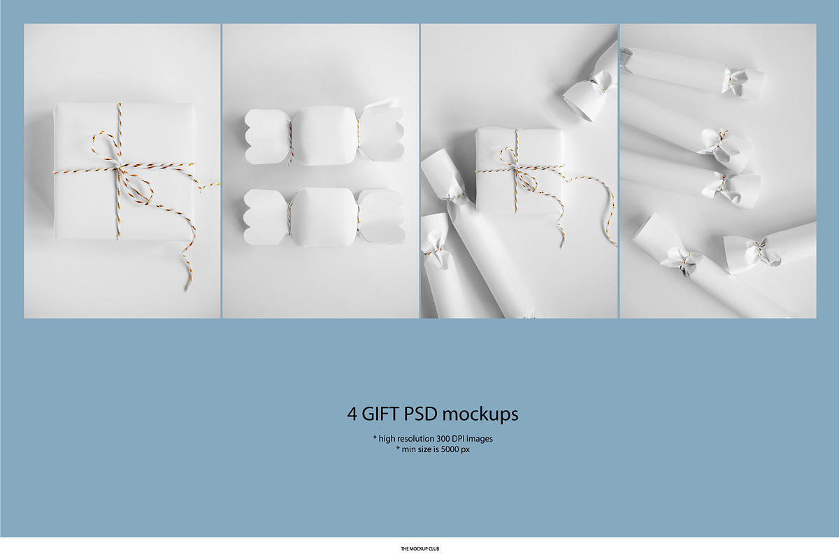 GIFT / WRAPPING MOCKUPS, a Packaging Mockup by MCKP*ME (Photo 6 of 7)