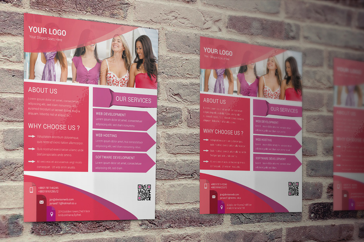 Corporate Flyer Template, a Flyer Template by DeviserWeb (Photo 3 of 4)