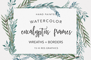 Eucalyptus Wreaths & Frames, an Illustration by Wooly Pronto (Thumbnail 1 of 4)