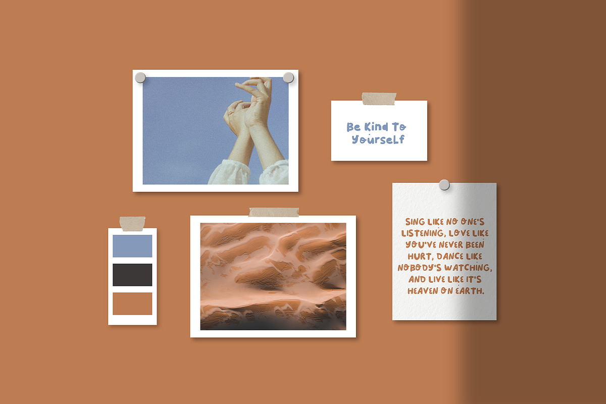 DoodleDash - handwritten cutout font, a Handwritten Font by Ashiya Pixel (Photo 3 of 9)
