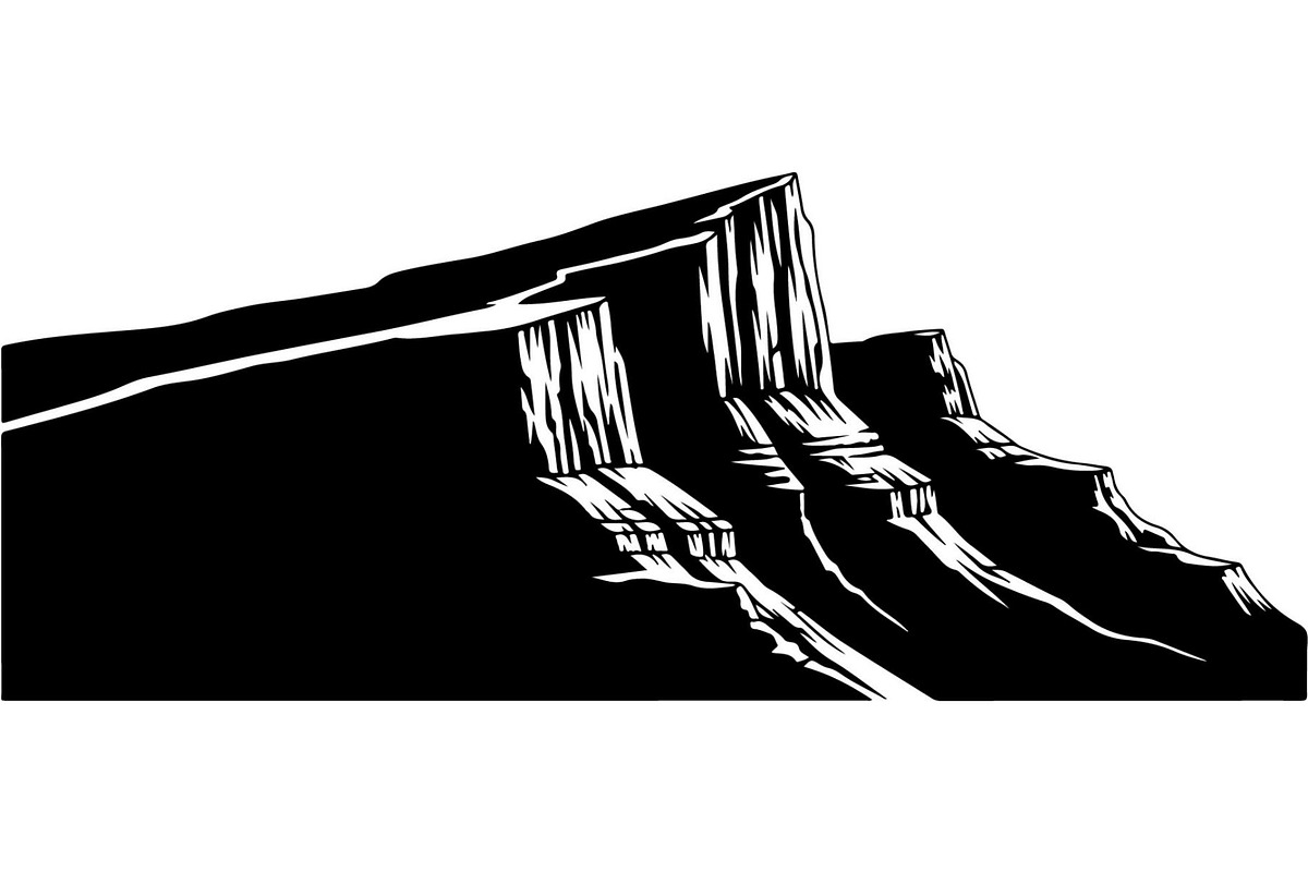 Cliff Landscape Silhouette, an Object Graphic by Creativeshirt (Photo 18 of 20)