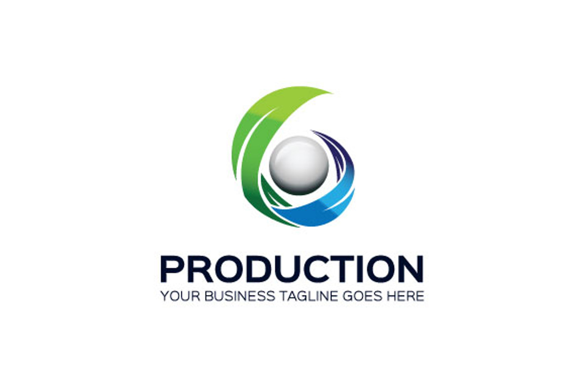 production Logo Template, a Branding & Logo Template by The Branding Fusion (Photo 1 of 4)