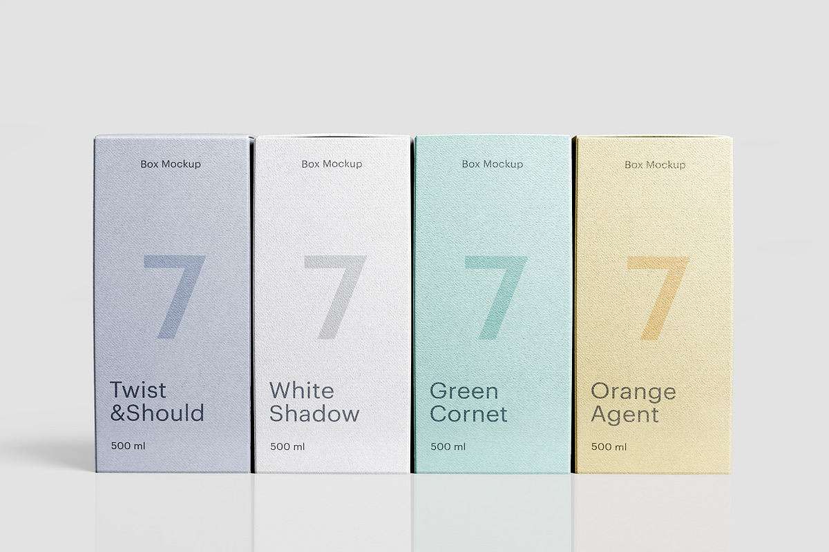 Box Mockup Bundle, a Packaging Mockup by GraphicWave (Photo 6 of 22)