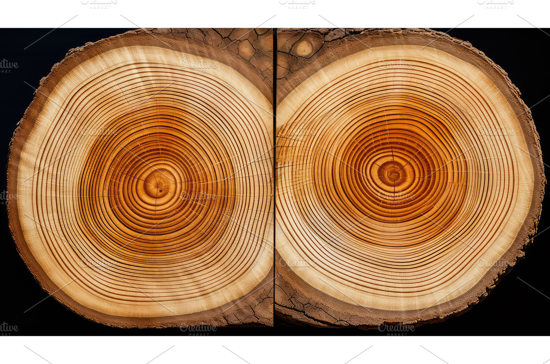 age cross section tree ai generated, a Nature Photo by pikepicture