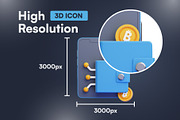 20 Web3 3D Icon Set, an Object 3D Model by Bilicube Studio (Thumbnail 2 of 6)