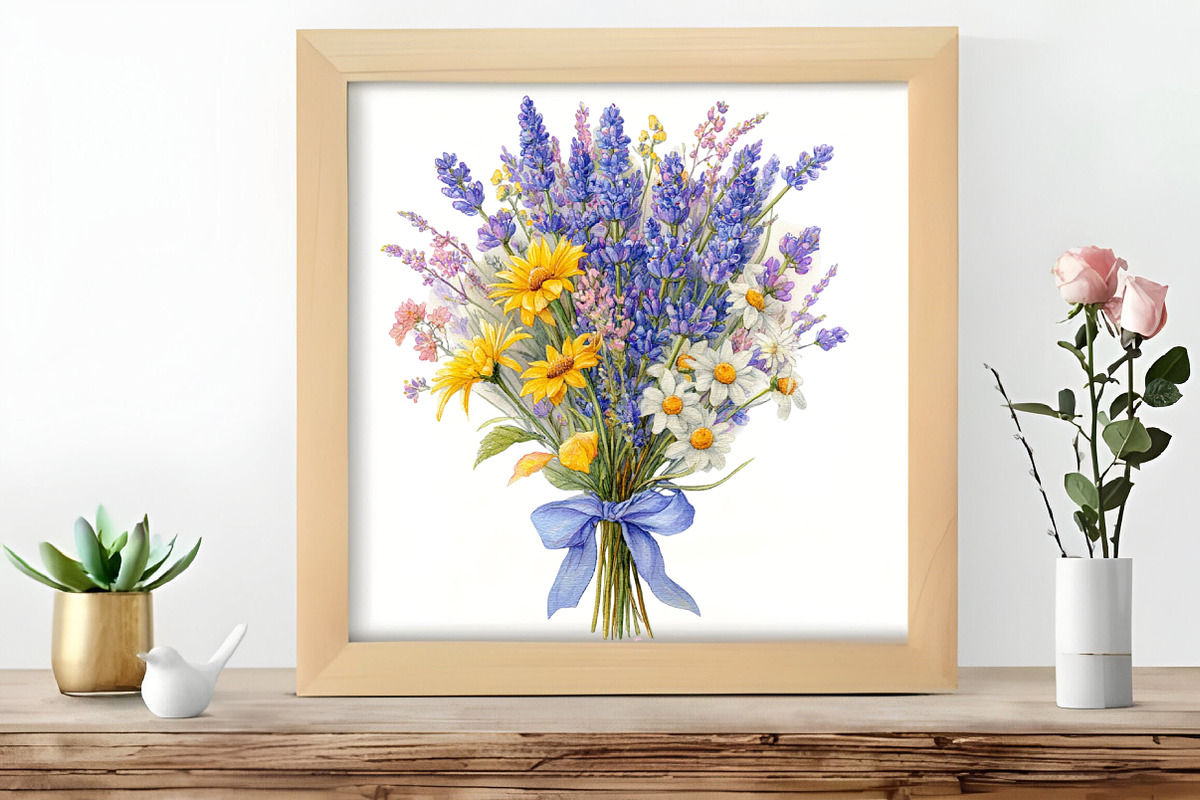Lavender Honey Watercolor Clipart, an Illustration by DreamCafeArt (Photo 6 of 8)