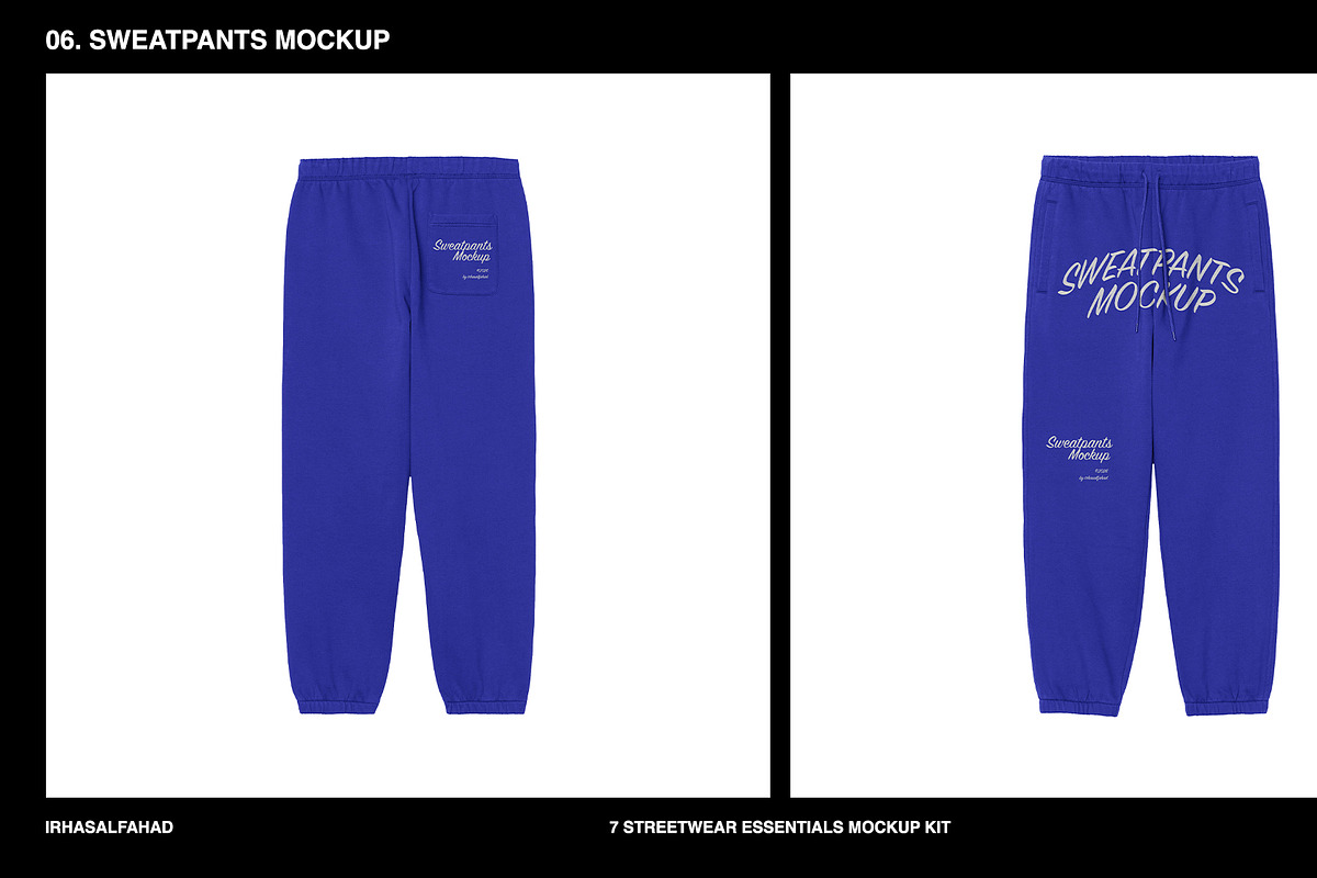 7 Streetwear Essentials Mockup Kit, an Apparel Mockup by Irhasalfahad (Photo 7 of 11)