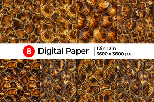 Tortoise Shell Texture Pattern