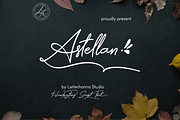 Astellan Font, a Handwritten Font by Letterhanna Studio (Thumbnail 1 of 25)