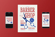 Barbershop Flyer Set, a Flyer Template by Aiyari Graphic (Thumbnail 1 of 3)