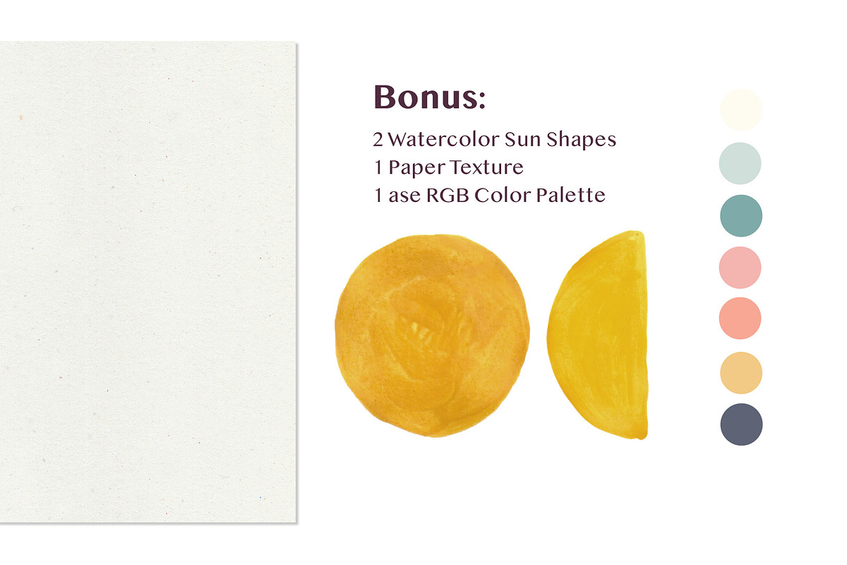 Summertime hand drawn Elements, a Texture Illustration by Annakaroline (Photo 6 of 7)