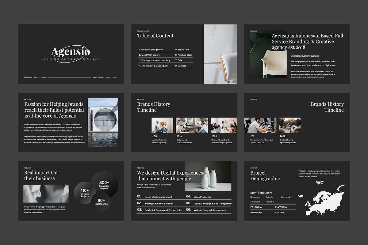 Agensio Google Slides Template, a Presentation Template by Faiz zakharia (Photo 6 of 9)