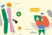Onboarding Illustration Pack, an Empty State Illustration by Somewhat Brilliant (Thumbnail 3 of 6)