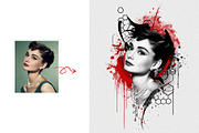 Artistic Watercolor Tattoo Art, an Action Add-On by MRI STUDIO (Thumbnail 2 of 28)