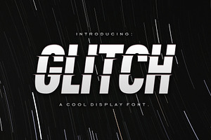 Glitch - Cool Display Font