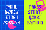 Ransom Pixel - Display Font, a Font by Edignwn Type (Thumbnail 3 of 10)