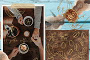 Coffee And Matcha Watercolor, an Object Graphic by Cat In Colour (Thumbnail 8 of 10)