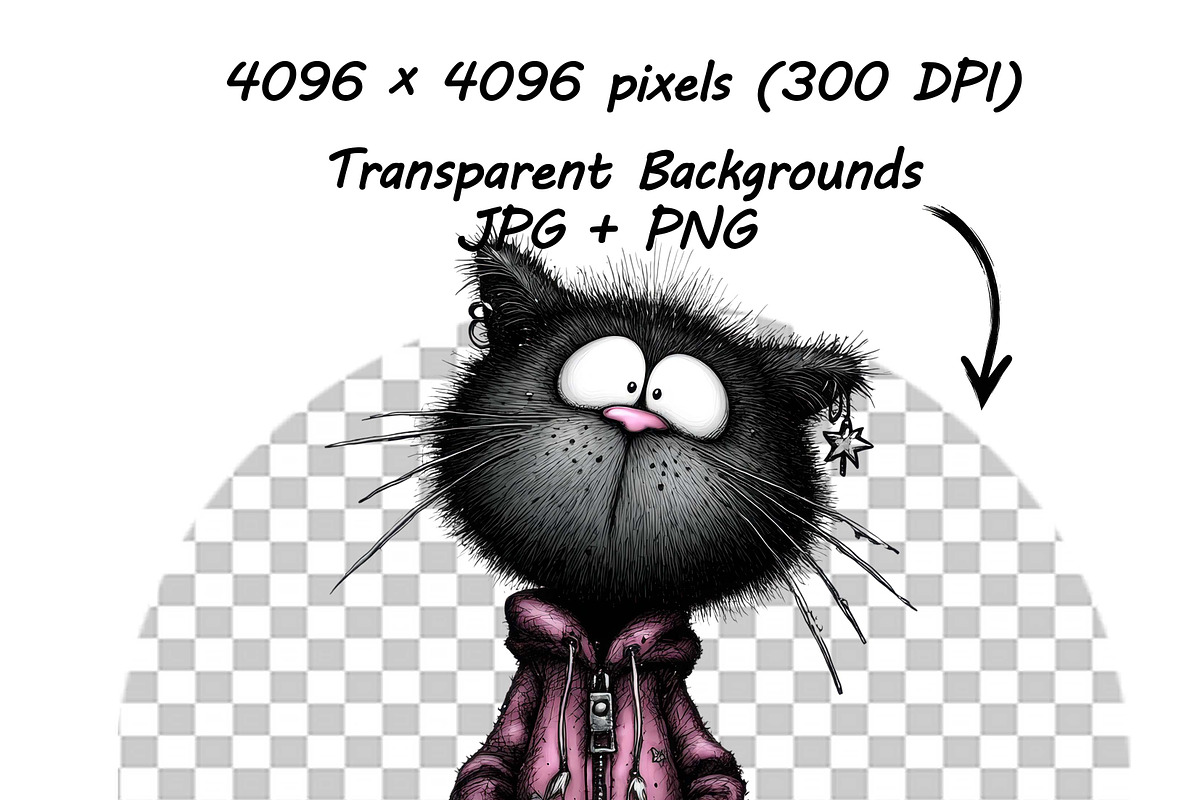 whimsical floral animal clipart PNG, an Illustration by one-touch (Photo 10 of 18)