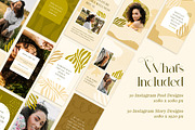 Instagram Template Bundle in CANVA, a Social Media Template by RWstudio (Thumbnail 5 of 8)