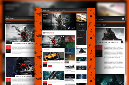 Gametime Responsive Magazine Theme