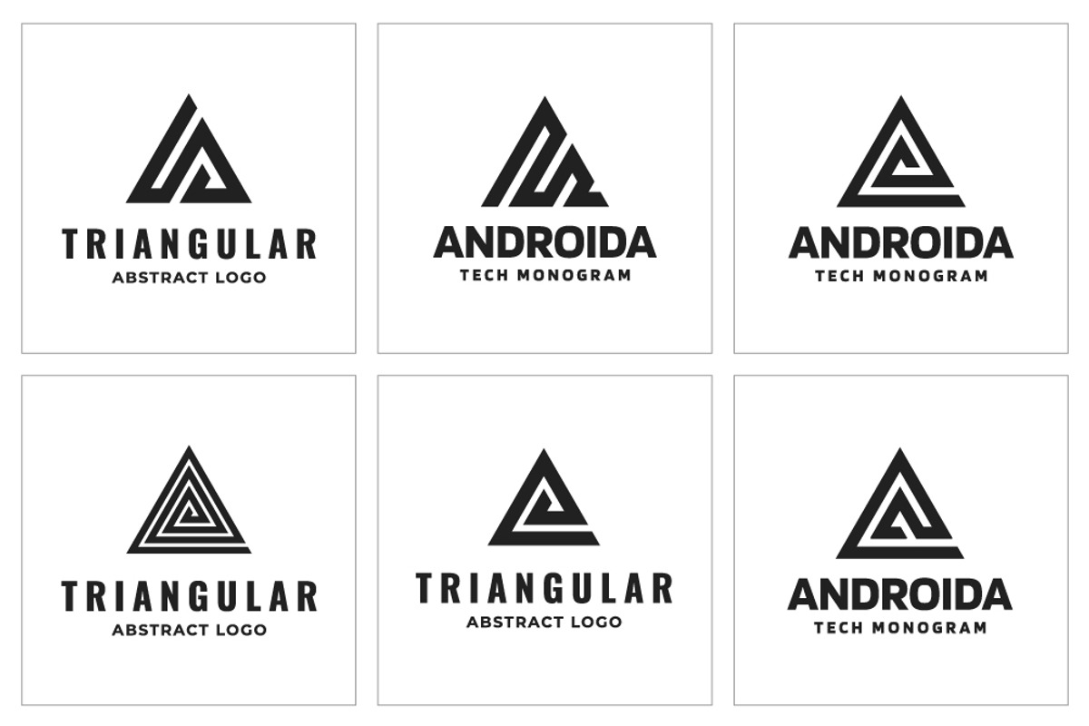 Triangle Logo Bundle, a Branding & Logo Template by Template Dealer