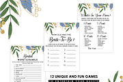 Bridal Shower Games, Set of 12, a Graphic by Wow Designs (Thumbnail 5 of 5)