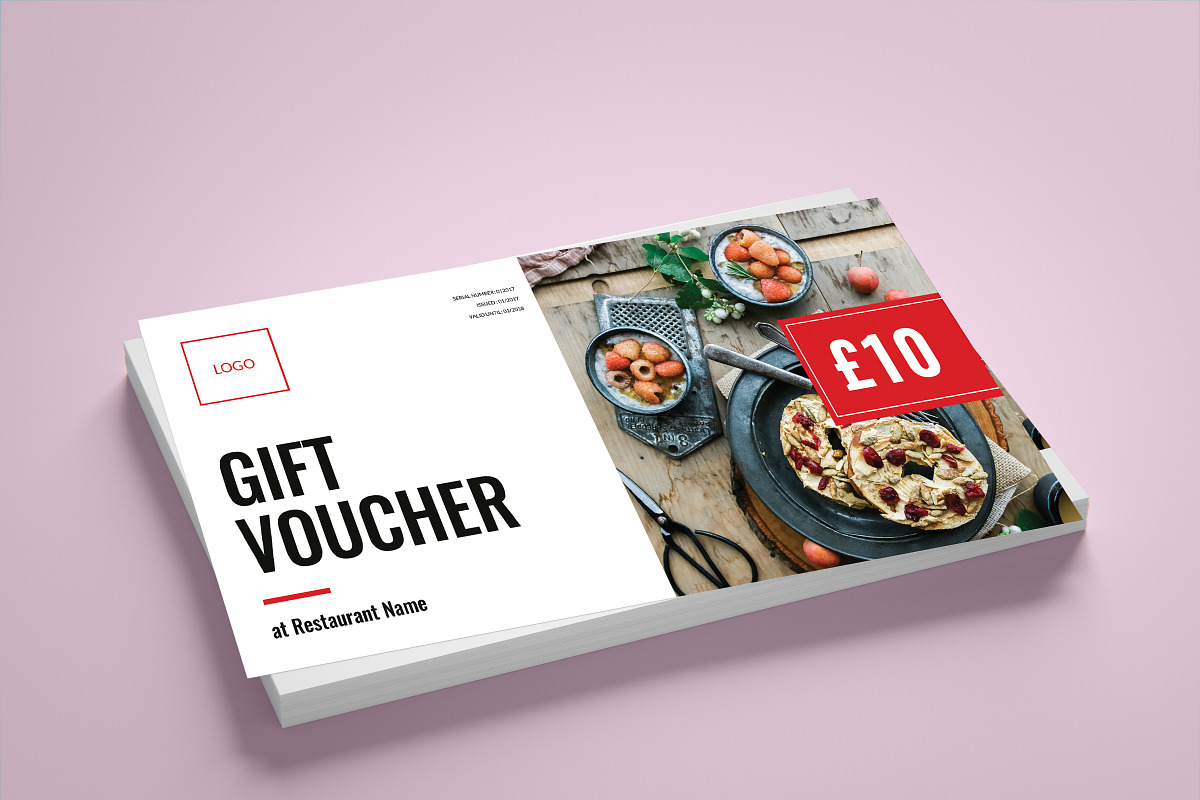 Restaurant Gift Voucher, a Print Template by stefandigital (Photo 2 of 3)
