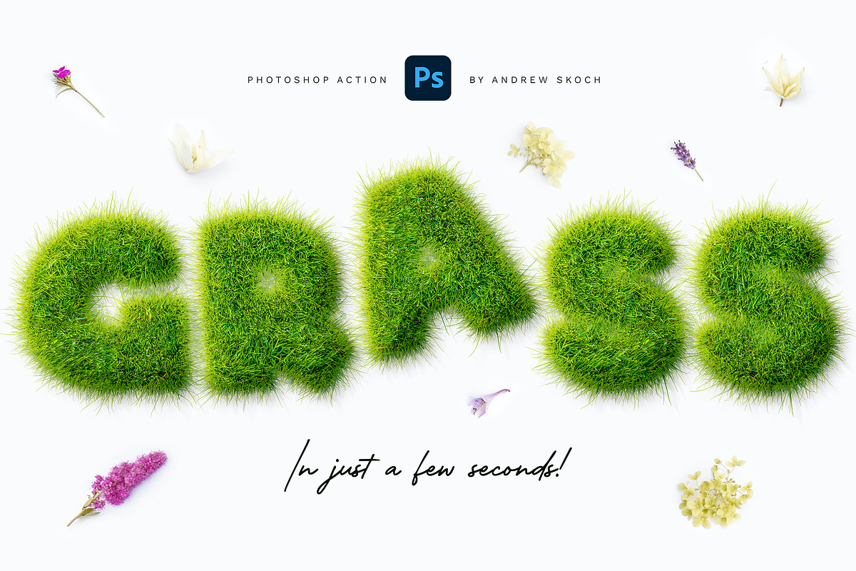 Grass Photoshop Action, an Action Add-On by Andrew Skoch Design (Photo 1 of 12)