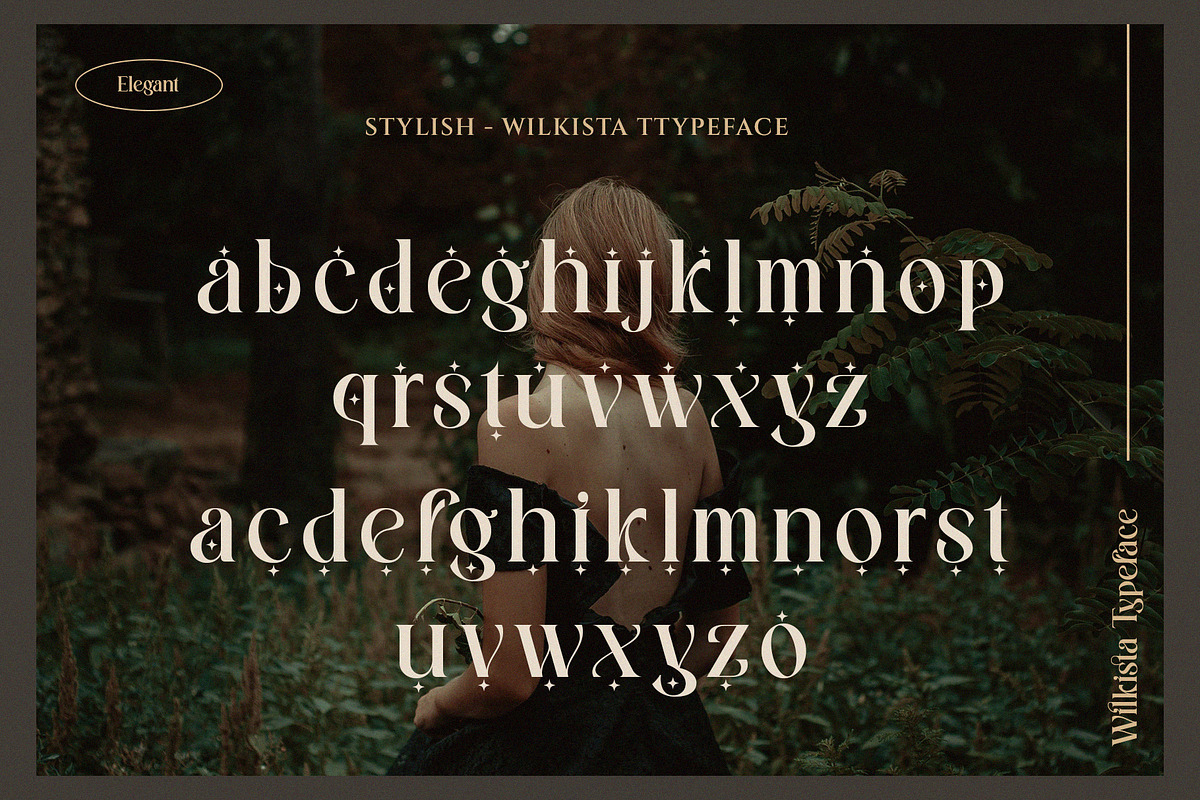 Wilkista - Ligature Typeface, a Serif Font by Graphicxell (Photo 17 of 18)
