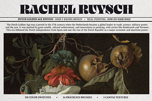 Rachel Ruysch Procreate Kit